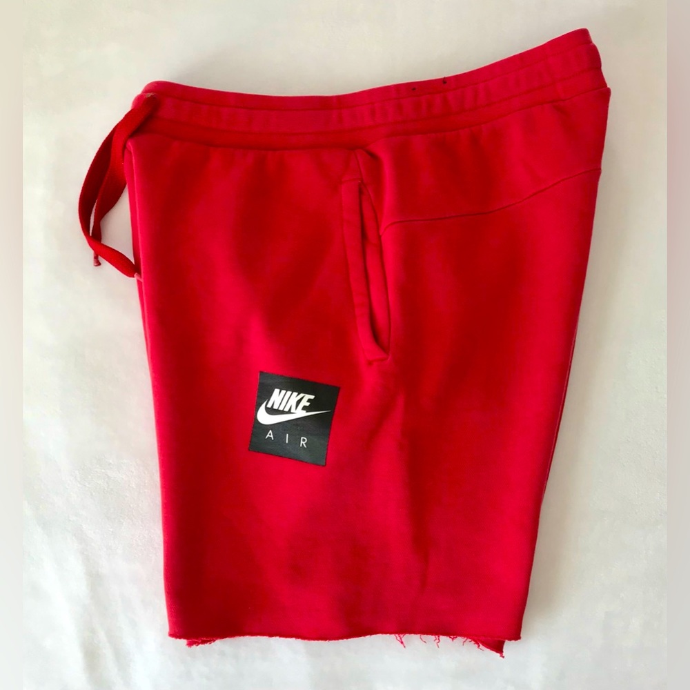 Nike Air Classic Cut Off Red Shorts Mens Size Medium